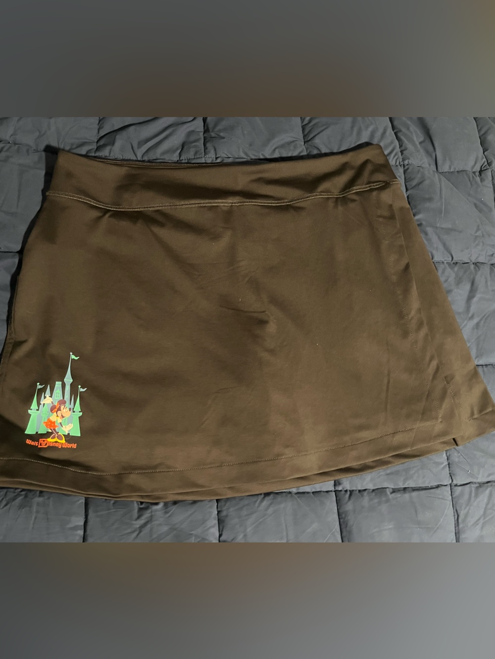 Disney Parks Black Skort with Castle Emblem